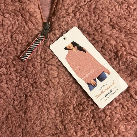 🌟HOST PICK🌟 NWT Sherpa soft pink quarter zip sweater - Picture 4 of 7